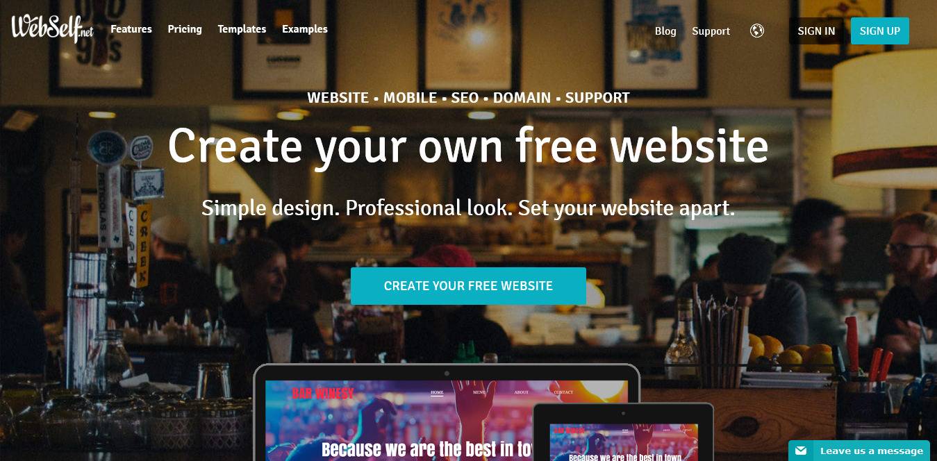 how to create a website free of cost