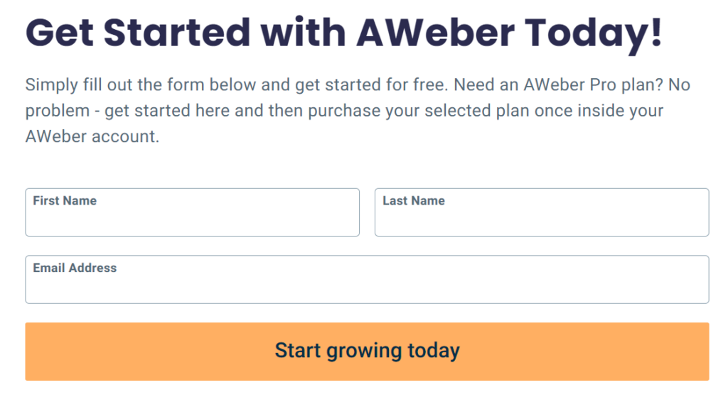 Aweber Free Trial